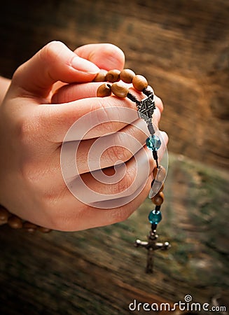 Rosary Stock Photo