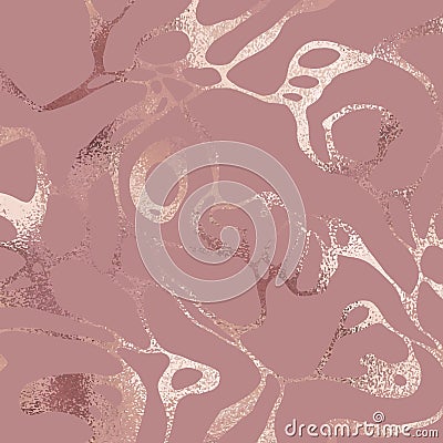 Rose gold. Rose marble. Luxury vector texture for sales and surface design Vector Illustration