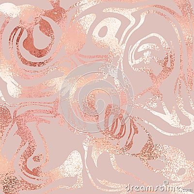 Rose gold. Rose marble. Luxury vector texture for sales, surface design Vector Illustration