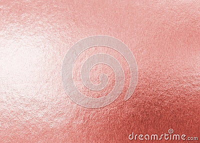 Rose gold pink texture metallic wrapping foil paper shiny metal background for wall paper decoration element Stock Photo