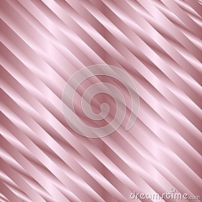 Rose golden metal gradient diagonal stripes background Vector Illustration