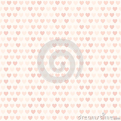 Rose heart pattern. Seamless vector love background Vector Illustration