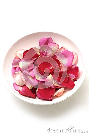 Rose Petal Spa Stock Photo