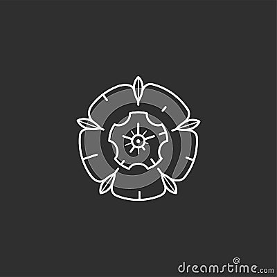 Rose vector icon Vector Illustration