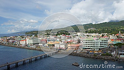 Roseau, Dominica, Caribbean Editorial Stock Photo