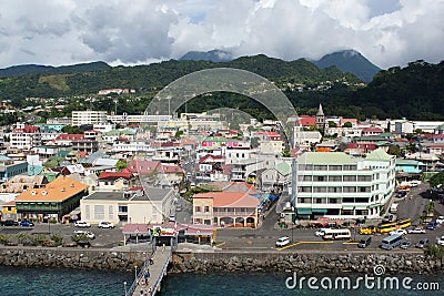 Roseau, Dominica, Caribbean Editorial Stock Photo