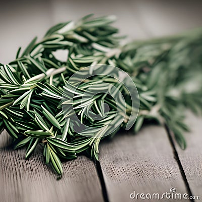 Rosemary sprigs Stock Photo