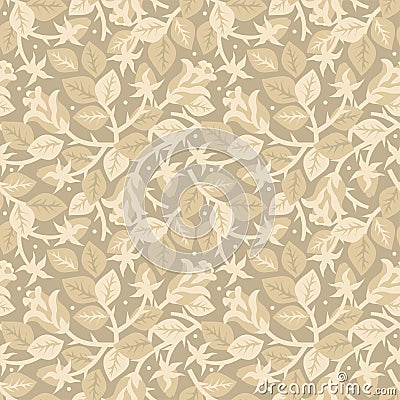 Roses in bloom floral seamless pattern