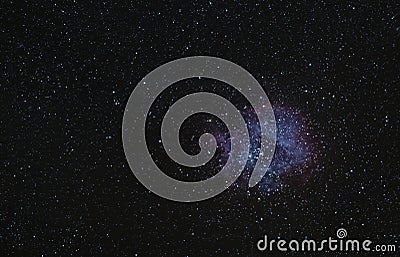 Rosette Nebula And Stars Stock Photo
