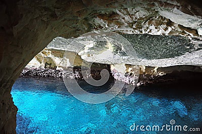 Rosh HaNikra Grottos - Israel Stock Photo