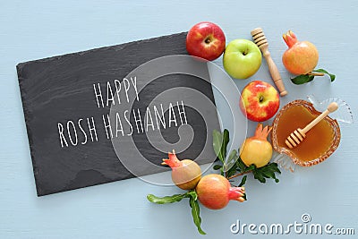 Rosh hashanah & x28;jewish New Year holiday& x29; concept Stock Photo