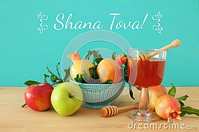 Rosh hashanah & x28;jewish New Year holiday& x29; concept Stock Photo