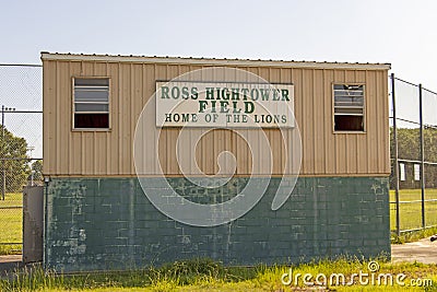 Ross Hightower Field Livingston, Texas Editorial Stock Photo