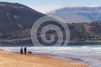 Rossbeigh strand beach Editorial Stock Photo