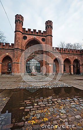 Rossgarten Gate, Kaliningrad Stock Photo