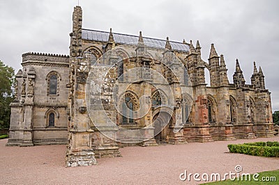 Rosslyn Chapel, Roslin, Scotland Stock Photo