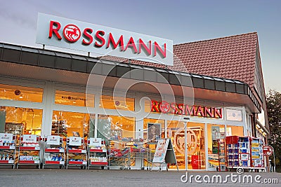 Rossmann Drogerie Editorial Stock Photo