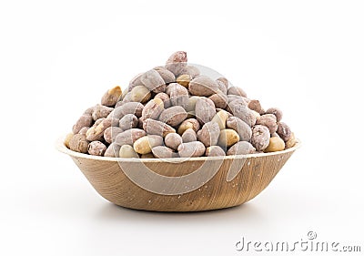 Rosted Peanuts Food Stock Photo