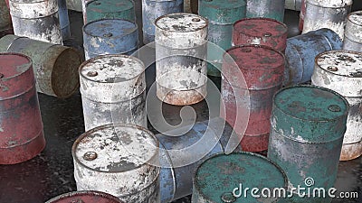 Rostiges Metallfaß Rostiges Metallfaß