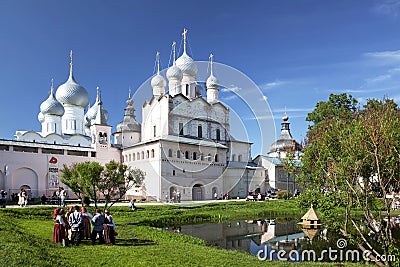 Rostov The Great. Holiday in Rostov Kremlin Editorial Stock Photo