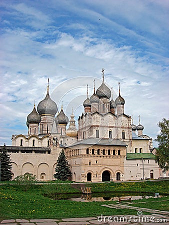 Rostov the Great. Kremlin Stock Photo