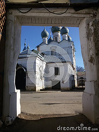 Rostov the Great Kremlin in winter, Golden ring, Yaroslavl region, Russia Stock Photo