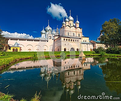 Rostov Kremlin, Golden Ring, Russia Stock Photo