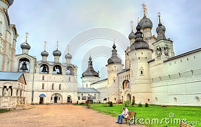 Rostov Kremlin, the Golden Ring of Russia Editorial Stock Photo