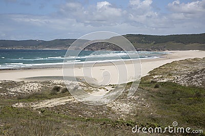Rostro Beach; Finisterre; Costa de la Muerte; Galicia Stock Photo