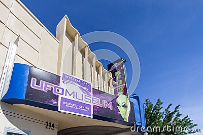 Roswell New Mexico UFO Museum Editorial Stock Photo