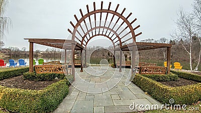 Rotary Gardens - Janesville, Wisconsin Stock Photo