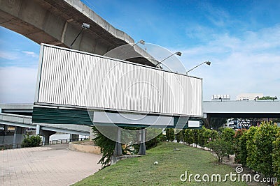 Rotating Billboard Stock Photo