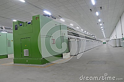 In a rotating machinery and equipment production company Stock Photo