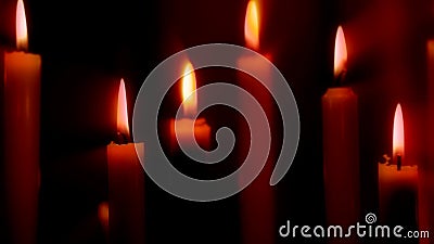 Rote Romantische Kerzen Stock Video Video Von Feuer 59582481