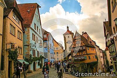 Rotheburg ob der Tauber, Editorial Stock Photo