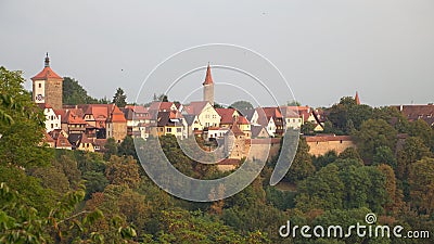Rothenburg ob der Tauber, Bavaria, Germany Stock Photo