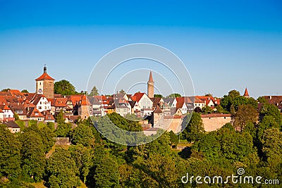 Rothenburg ob der Tauber, Germany. Stock Photo