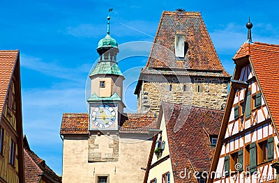 Rothenburg ob der Tauber, Germany Stock Photo