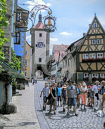 Rothenburg ob der Tauber, Germany Stock Photo