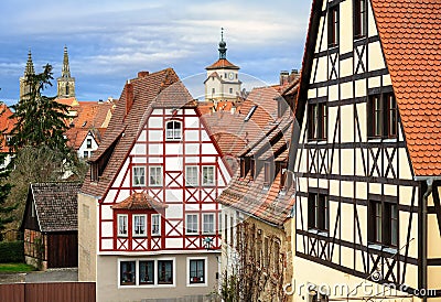 Rothenburg ob der Tauber, Germany Stock Photo