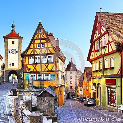 Rothenburg ob der Tauber Stock Photo