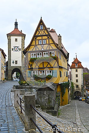 Rothenburg ob der tauber Editorial Stock Photo