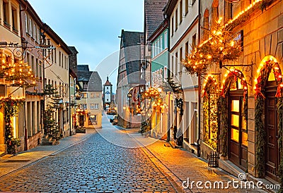 Rothenburg ob der Tauber Stock Photo