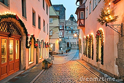 Rothenburg ob der Tauber Stock Photo