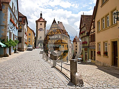 Rothenburg ob der Tauber Editorial Stock Photo