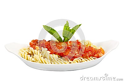 Rotini Pasta Stock Photo