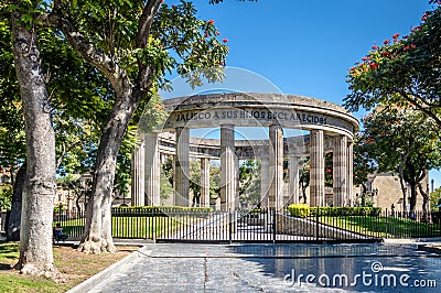 Rotonda de los Jalisciences Ilustres - Guadalajara, Jalisco, Mexico Editorial Stock Photo