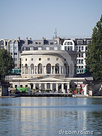 Rotonde de la Villette, Paris, France Editorial Stock Photo