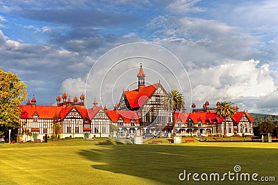 Rotorua Museum of Art and History, New Zealand Editorial Stock Photo