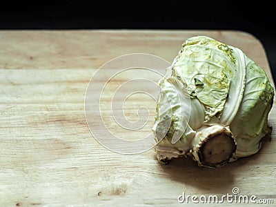 The rotten cabbage Stock Photo